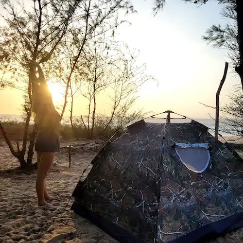 Beach Camping at Panama Lagoon